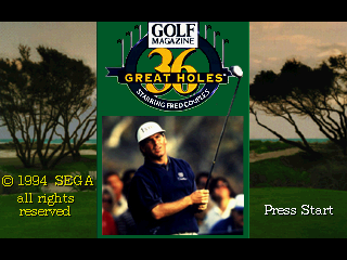 36 Great Holes Starring Fred Couples screenshot 3 for Mega Drive 32X